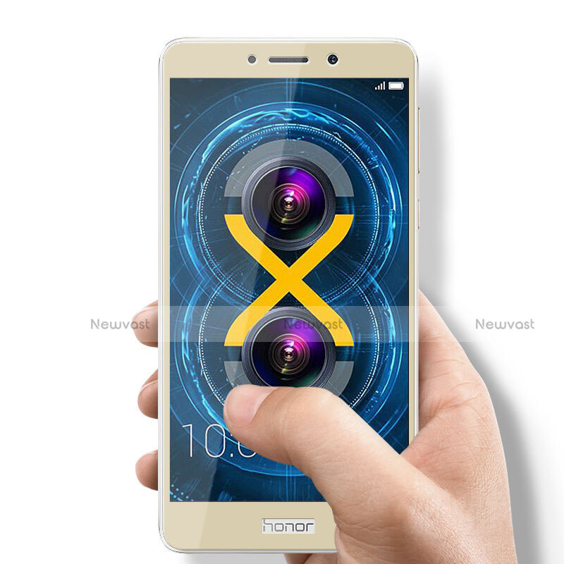 Ultra Clear Full Screen Protector Tempered Glass F02 for Huawei Honor 6X Gold