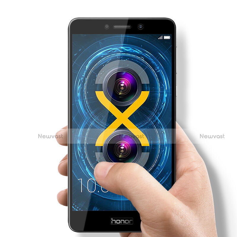 Ultra Clear Full Screen Protector Tempered Glass F02 for Huawei Honor 6X Pro Black