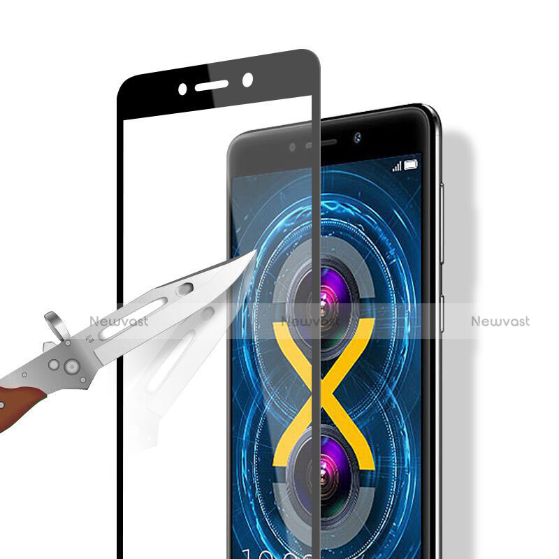 Ultra Clear Full Screen Protector Tempered Glass F02 for Huawei Honor 6X Pro Black