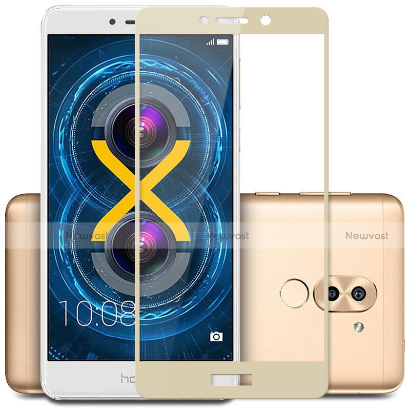 Ultra Clear Full Screen Protector Tempered Glass F02 for Huawei Honor 6X Pro Gold
