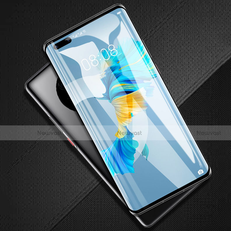 Ultra Clear Full Screen Protector Tempered Glass F02 for Huawei Mate 40 Pro+ Plus Black