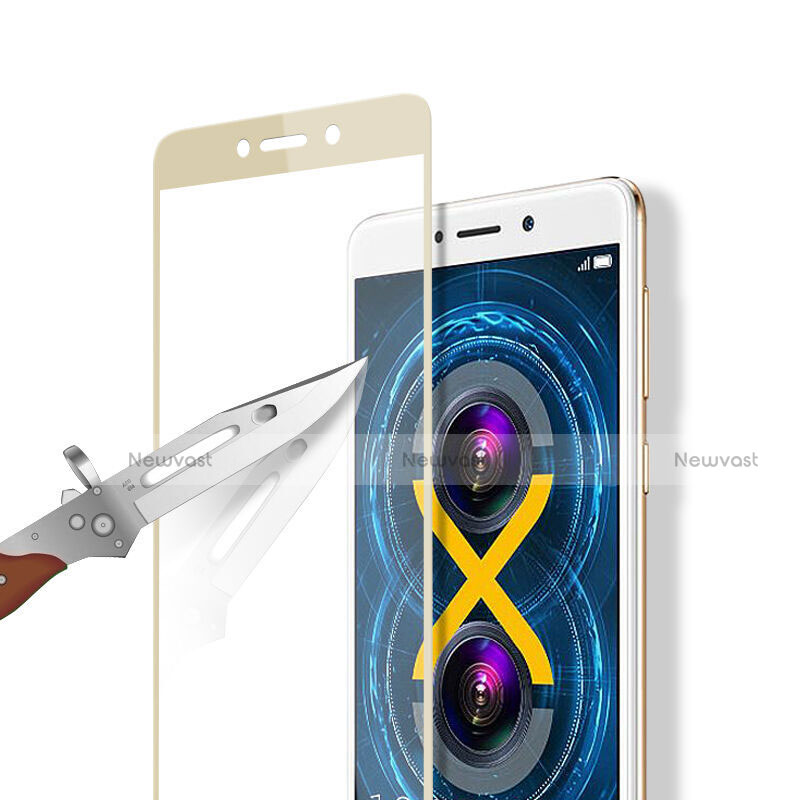 Ultra Clear Full Screen Protector Tempered Glass F02 for Huawei Mate 9 Lite Gold