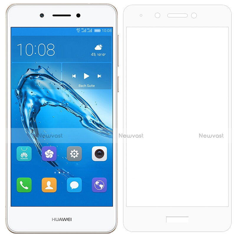 Ultra Clear Full Screen Protector Tempered Glass F02 for Huawei Nova Smart White