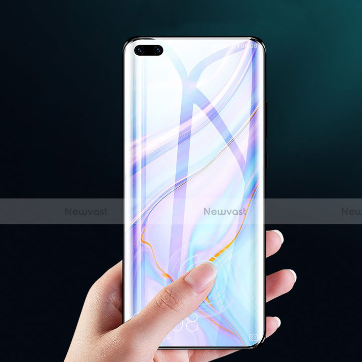 Ultra Clear Full Screen Protector Tempered Glass F02 for Huawei P40 Pro+ Plus Black