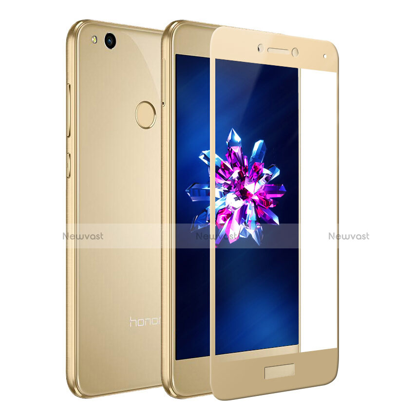 Ultra Clear Full Screen Protector Tempered Glass F02 for Huawei P8 Lite (2017) Gold