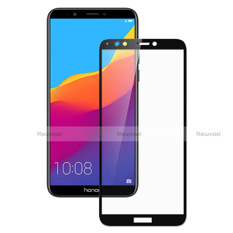 Ultra Clear Full Screen Protector Tempered Glass F02 for Huawei Y6 Prime (2018) Black