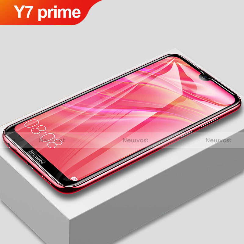 Ultra Clear Full Screen Protector Tempered Glass F02 for Huawei Y7 Prime (2019) Black