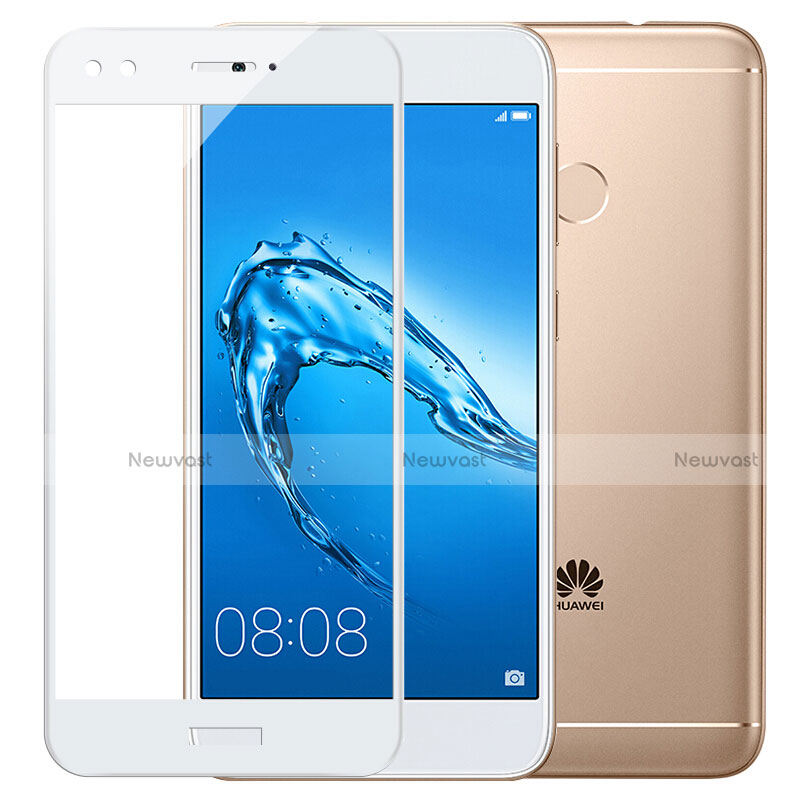 Ultra Clear Full Screen Protector Tempered Glass F02 for Huawei Y7 Prime White
