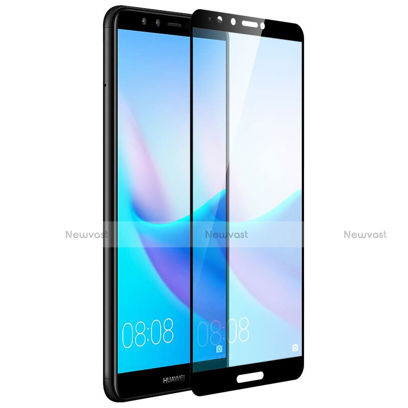 Ultra Clear Full Screen Protector Tempered Glass F02 for Huawei Y9 (2018) Black