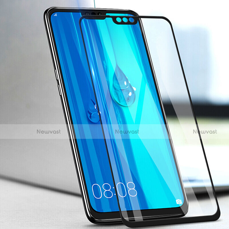Ultra Clear Full Screen Protector Tempered Glass F02 for Huawei Y9 (2019) Black