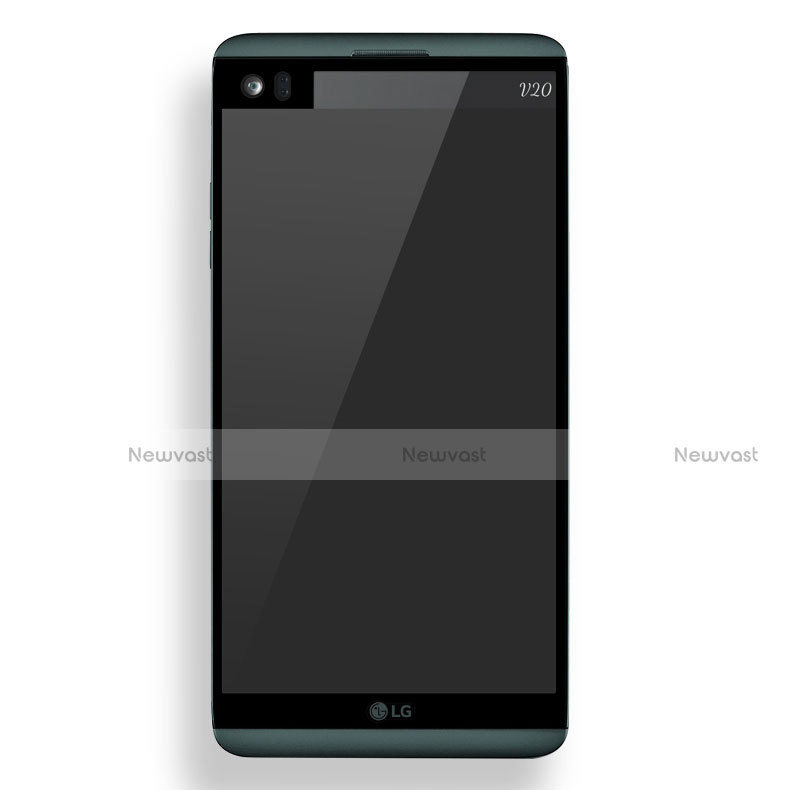 Ultra Clear Full Screen Protector Tempered Glass F02 for LG V20 Black