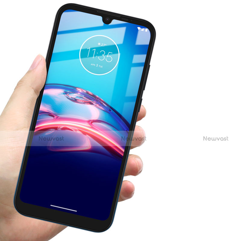 Ultra Clear Full Screen Protector Tempered Glass F02 for Motorola Moto E6s (2020) Black