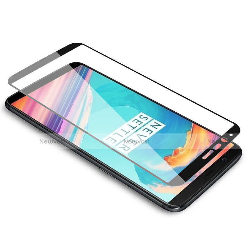 Ultra Clear Full Screen Protector Tempered Glass F02 for OnePlus 5T A5010 Black