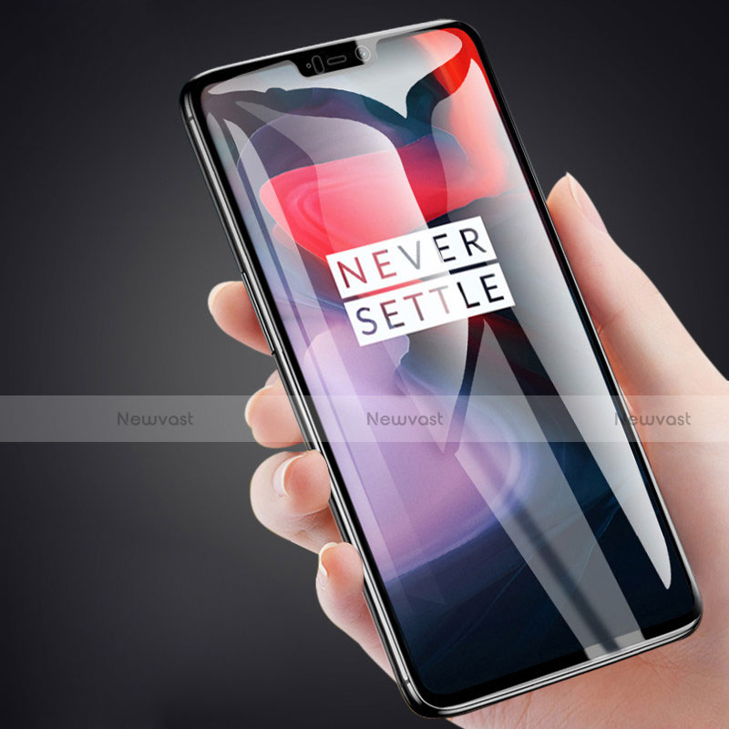 Ultra Clear Full Screen Protector Tempered Glass F02 for OnePlus 6 Black