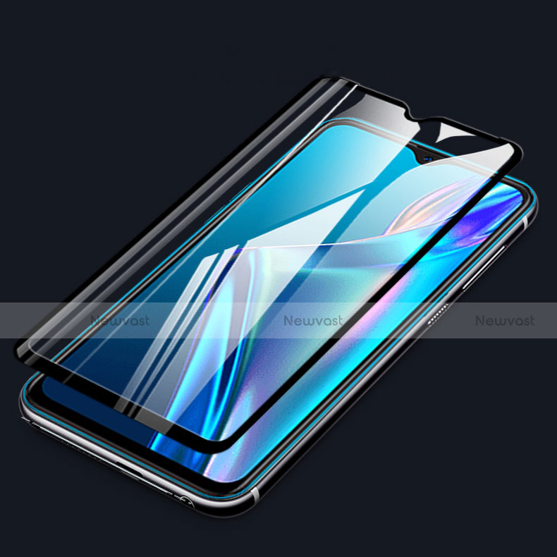 Ultra Clear Full Screen Protector Tempered Glass F02 for Oppo A12 Black