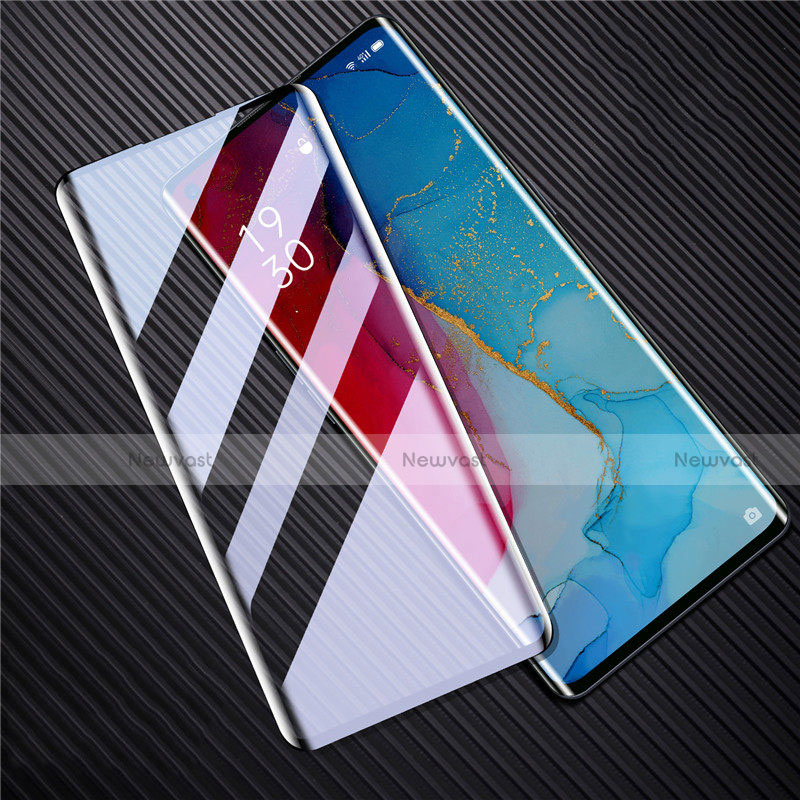 Ultra Clear Full Screen Protector Tempered Glass F02 for Oppo Find X2 Neo Black