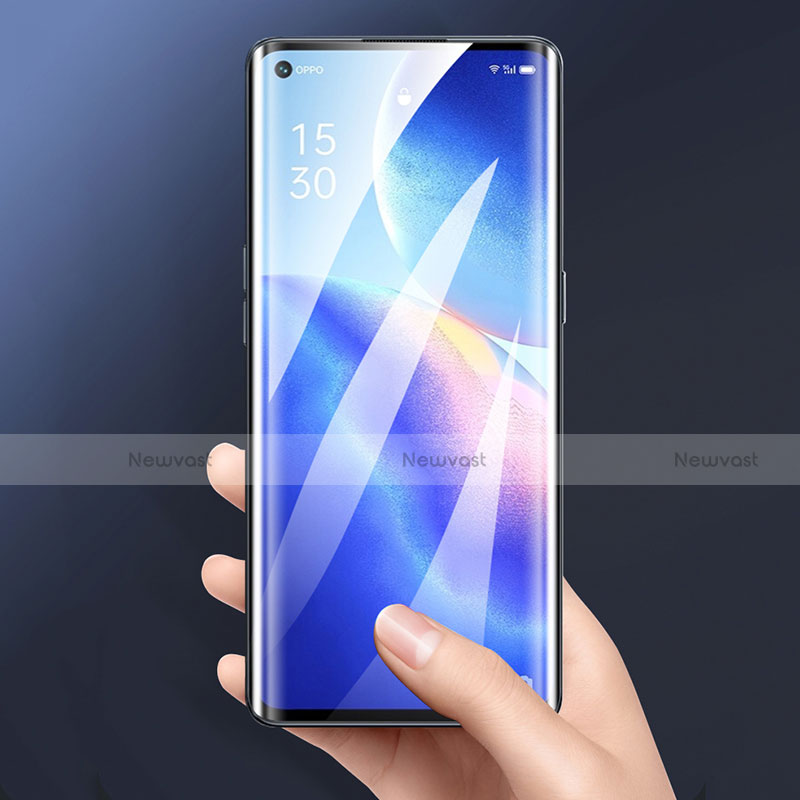 Ultra Clear Full Screen Protector Tempered Glass F02 for Oppo Reno5 Pro 5G Black