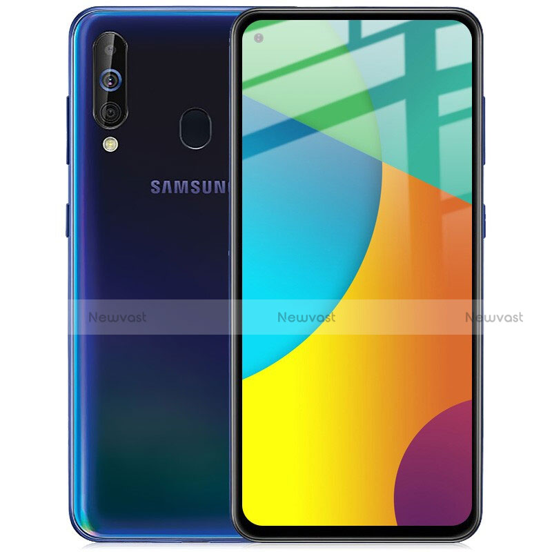 Ultra Clear Full Screen Protector Tempered Glass F02 for Samsung Galaxy A60 Black
