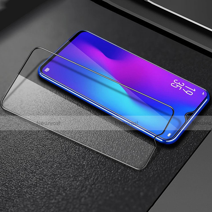 Ultra Clear Full Screen Protector Tempered Glass F02 for Samsung Galaxy A70 Black