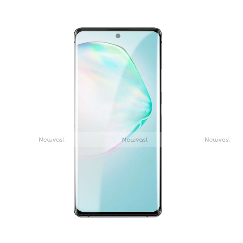 Ultra Clear Full Screen Protector Tempered Glass F02 for Samsung Galaxy Note 10 Lite Black