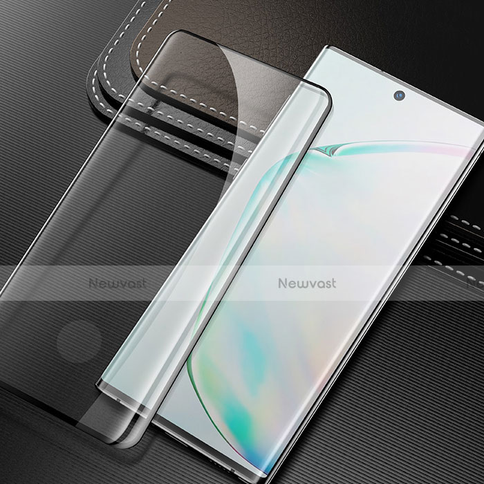 Ultra Clear Full Screen Protector Tempered Glass F02 for Samsung Galaxy Note 10 Plus 5G Black