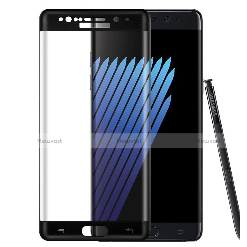 Ultra Clear Full Screen Protector Tempered Glass F02 for Samsung Galaxy Note 7 Black