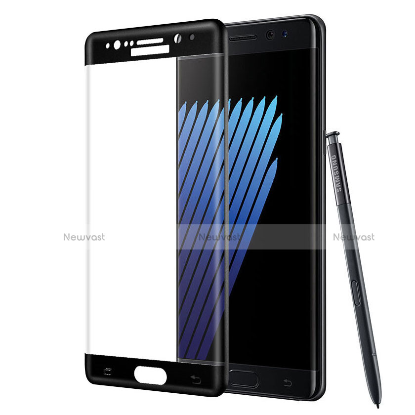 Ultra Clear Full Screen Protector Tempered Glass F02 for Samsung Galaxy Note 7 Black