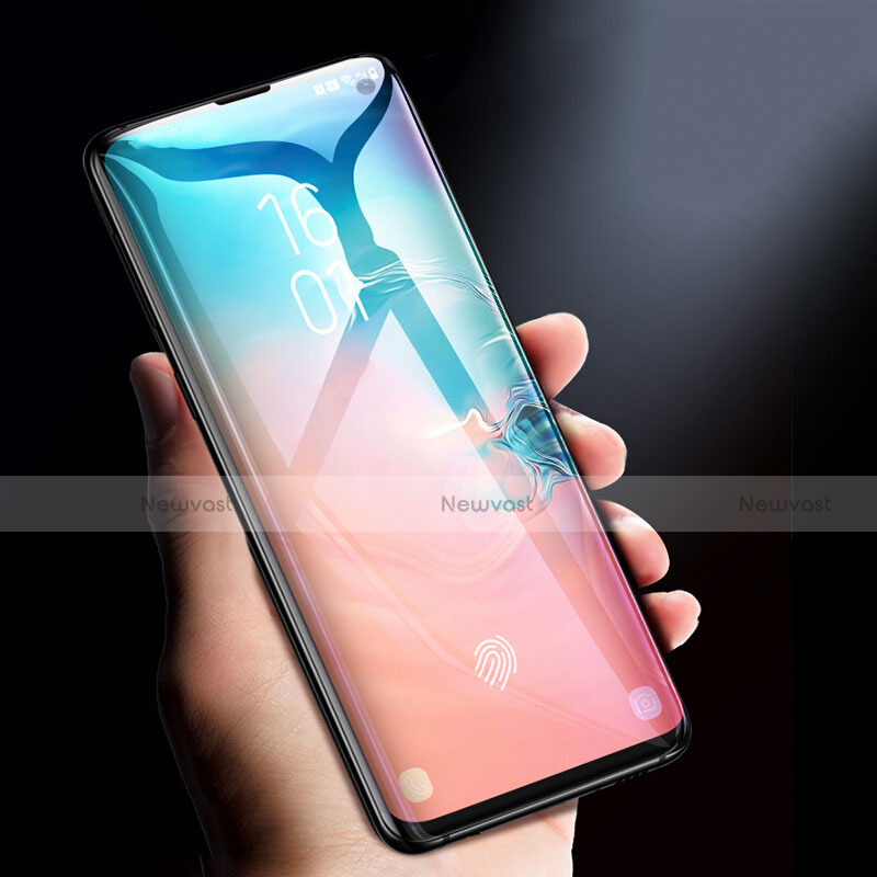 Ultra Clear Full Screen Protector Tempered Glass F02 for Samsung Galaxy S10 Black