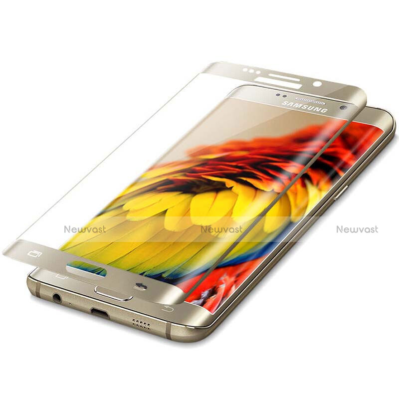 Ultra Clear Full Screen Protector Tempered Glass F02 for Samsung Galaxy S6 Edge+ Plus SM-G928F White