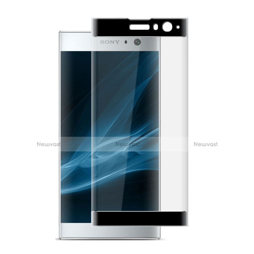 Ultra Clear Full Screen Protector Tempered Glass F02 for Sony Xperia XA2 Black
