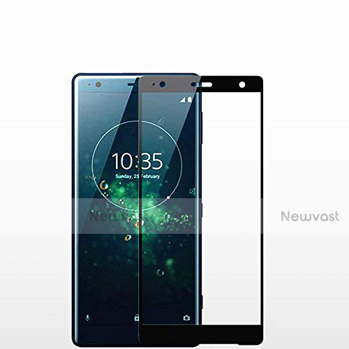 Ultra Clear Full Screen Protector Tempered Glass F02 for Sony Xperia XZ2 Compact Black