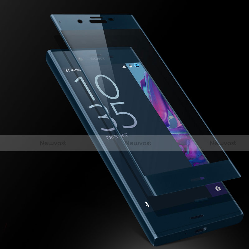 Ultra Clear Full Screen Protector Tempered Glass F02 for Sony Xperia XZs Blue