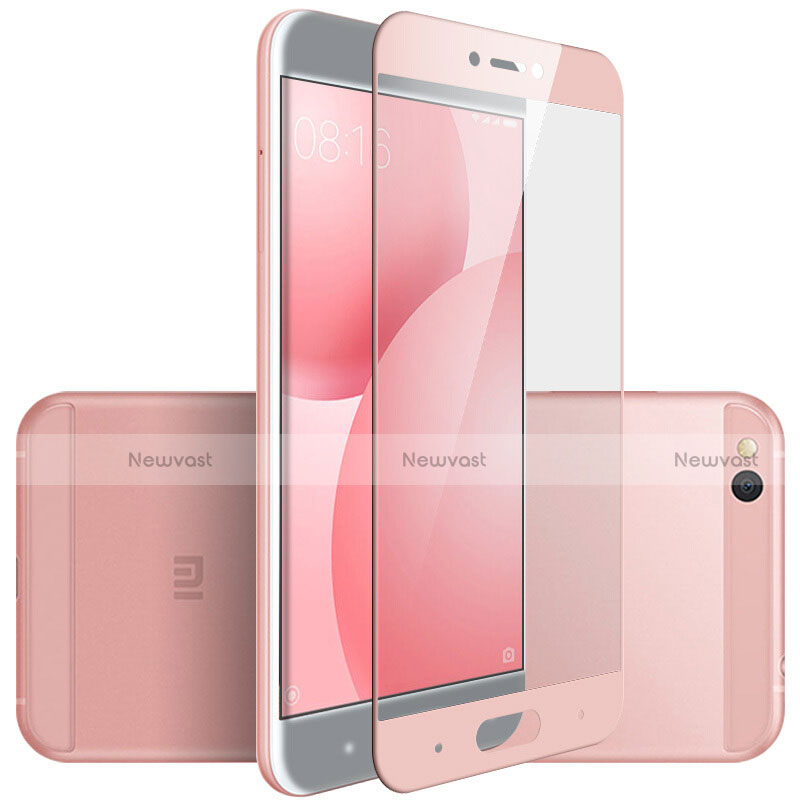 Ultra Clear Full Screen Protector Tempered Glass F02 for Xiaomi Mi 5C Pink