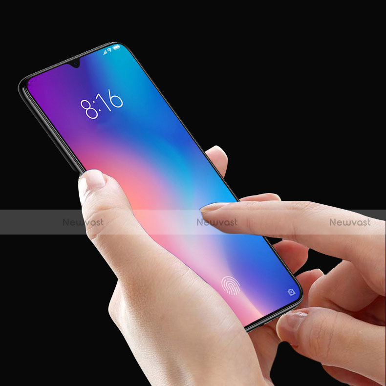 Ultra Clear Full Screen Protector Tempered Glass F02 for Xiaomi Mi 9 Black