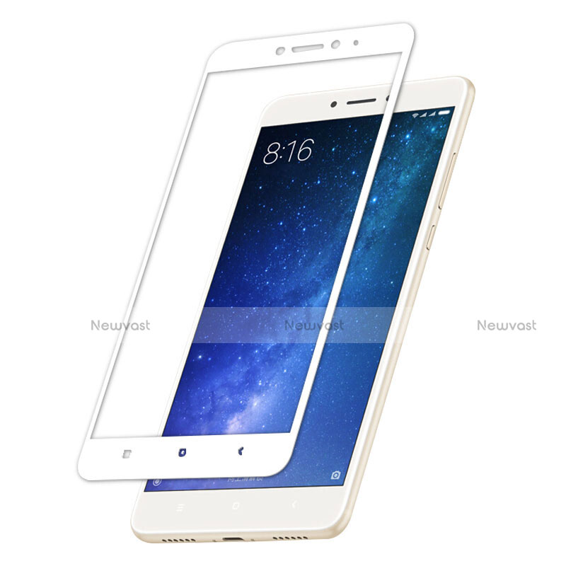 Ultra Clear Full Screen Protector Tempered Glass F02 for Xiaomi Mi Max 2 White