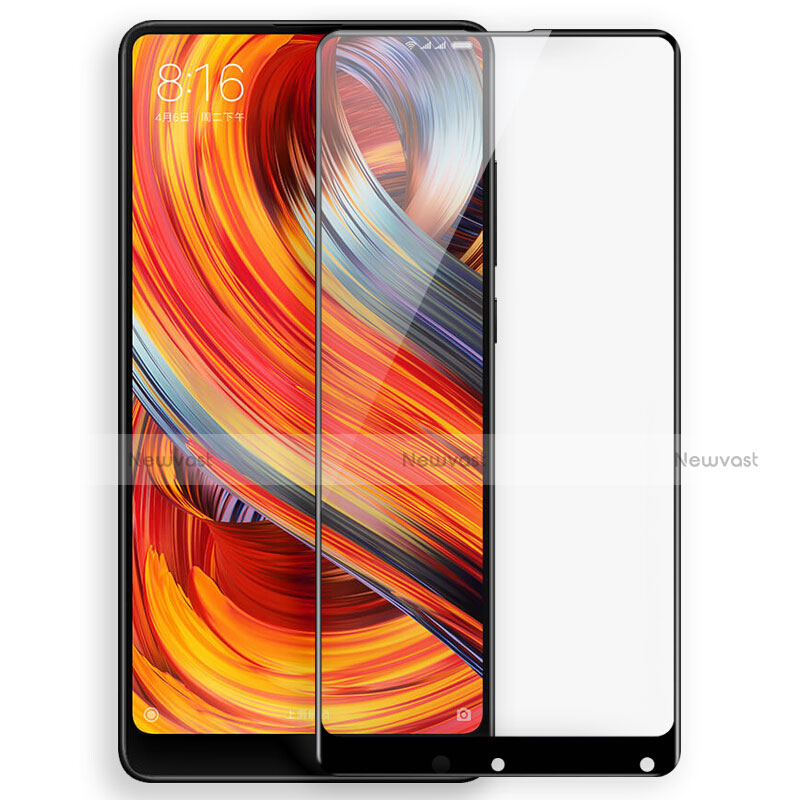 Ultra Clear Full Screen Protector Tempered Glass F02 for Xiaomi Mi Mix 2 Black