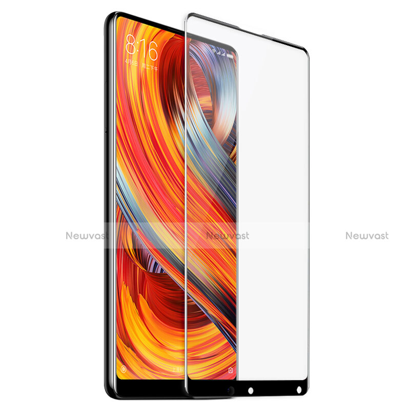 Ultra Clear Full Screen Protector Tempered Glass F02 for Xiaomi Mi Mix 2 Black