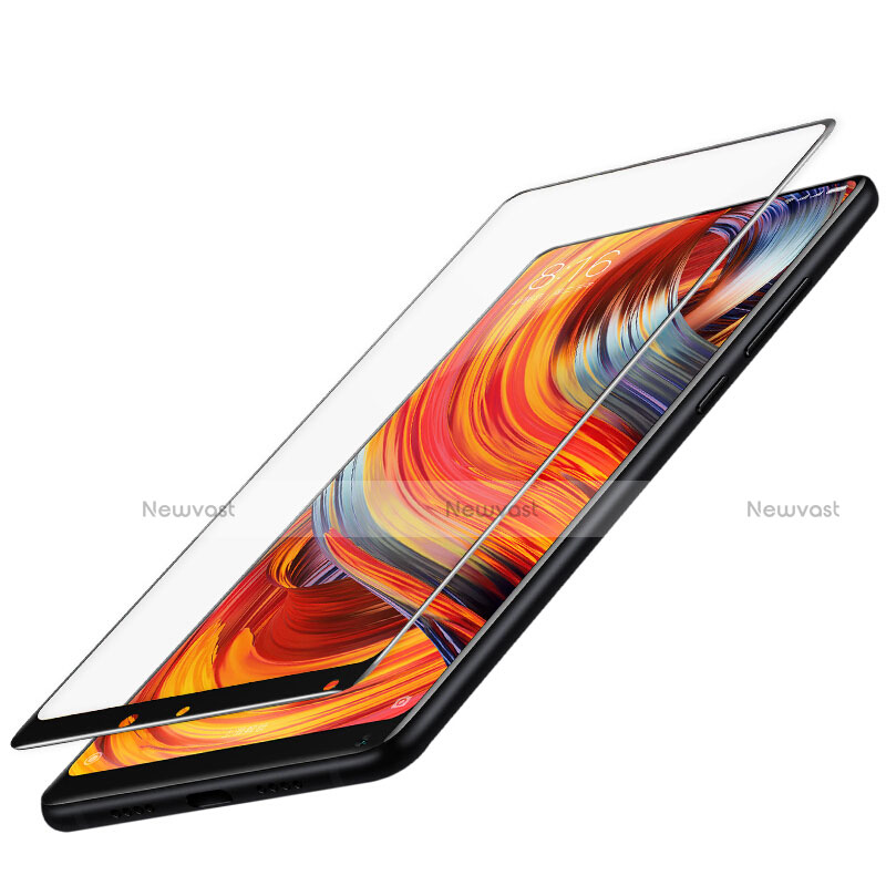 Ultra Clear Full Screen Protector Tempered Glass F02 for Xiaomi Mi Mix 2 Black