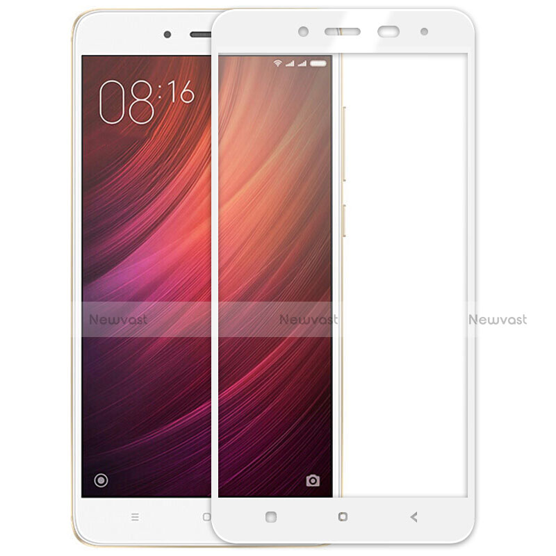 Ultra Clear Full Screen Protector Tempered Glass F02 for Xiaomi Redmi Note 4 Standard Edition White