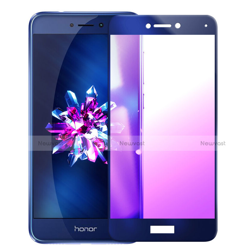 Ultra Clear Full Screen Protector Tempered Glass F03 for Huawei Honor 8 Lite Blue