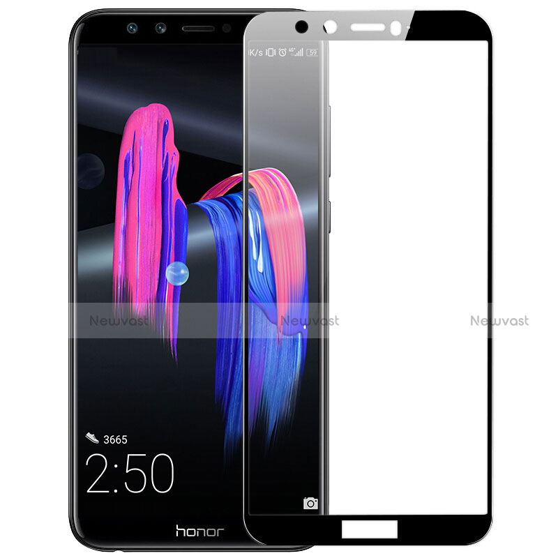 Ultra Clear Full Screen Protector Tempered Glass F03 for Huawei Honor 9 Lite Black