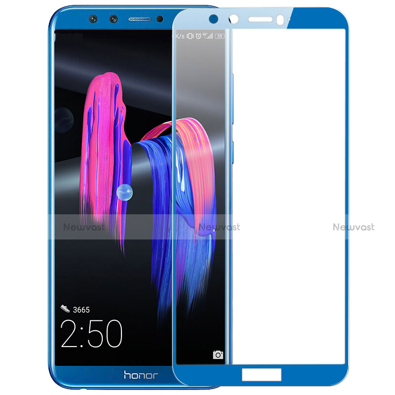 Ultra Clear Full Screen Protector Tempered Glass F03 for Huawei Honor 9 Lite Blue