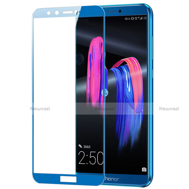 Ultra Clear Full Screen Protector Tempered Glass F03 for Huawei Honor 9 Lite Blue