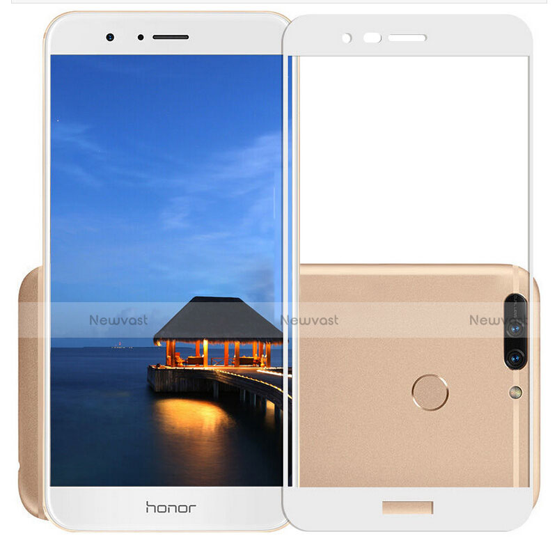 Ultra Clear Full Screen Protector Tempered Glass F03 for Huawei Honor 9 Premium White