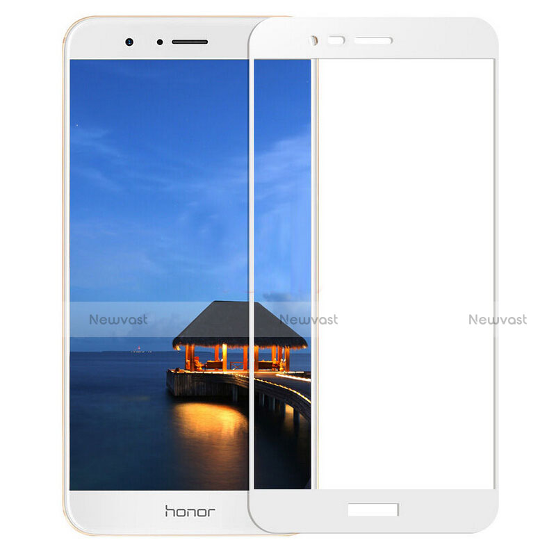 Ultra Clear Full Screen Protector Tempered Glass F03 for Huawei Honor 9 Premium White