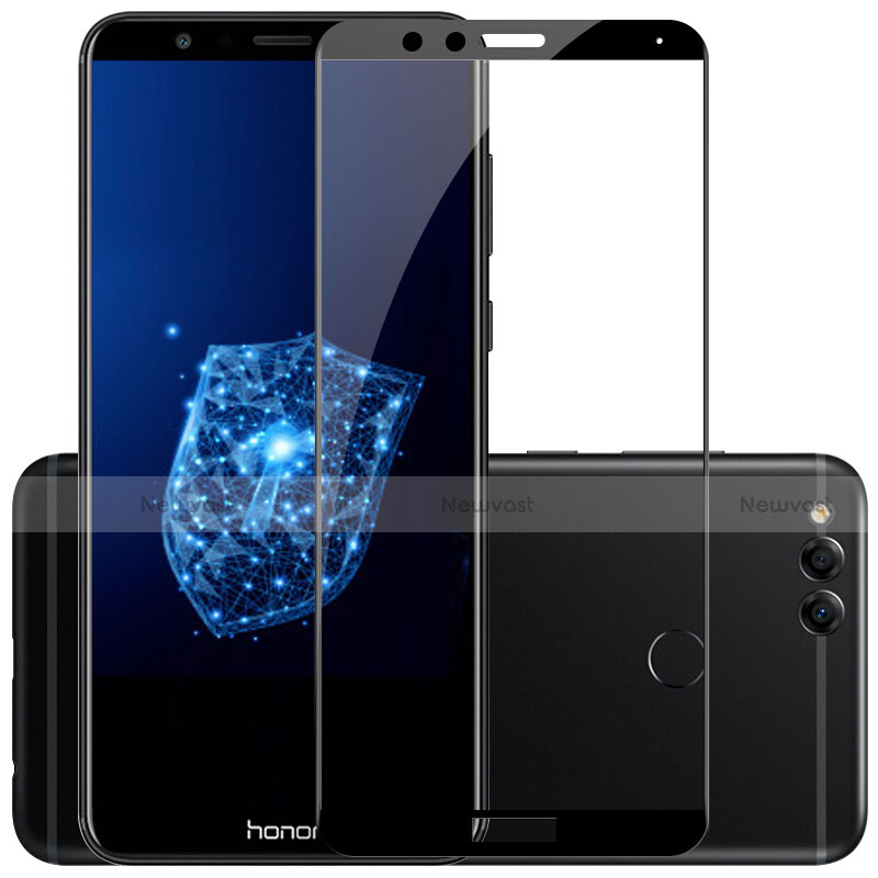Ultra Clear Full Screen Protector Tempered Glass F03 for Huawei Honor Play 7X Black