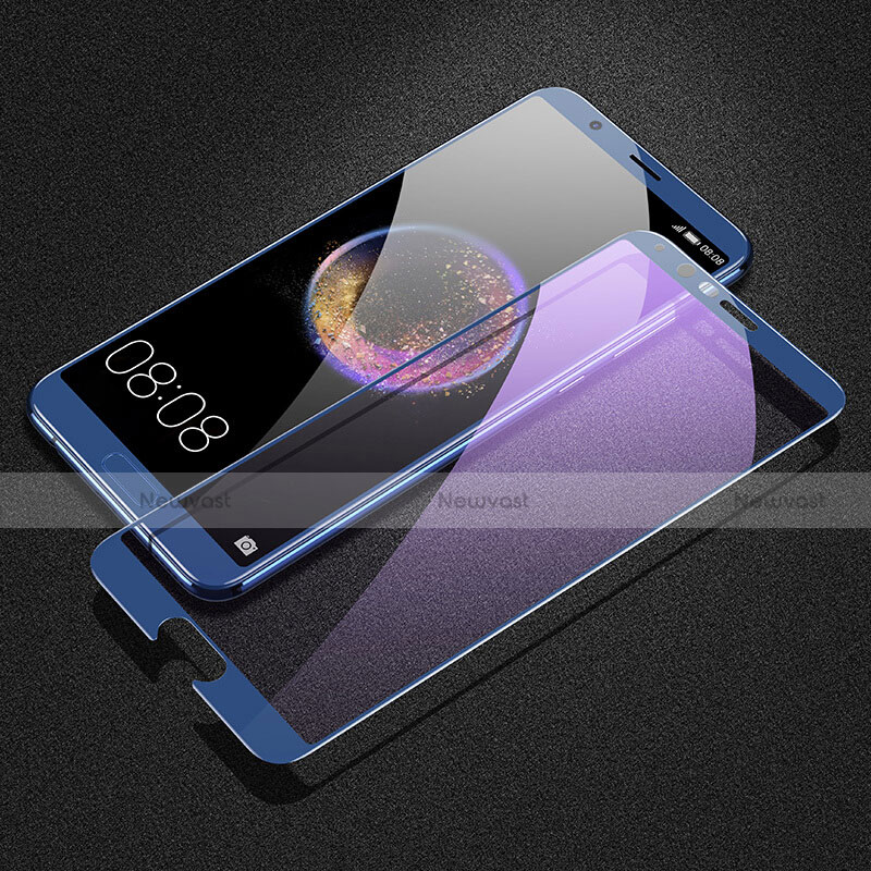 Ultra Clear Full Screen Protector Tempered Glass F03 for Huawei Honor V10 Blue