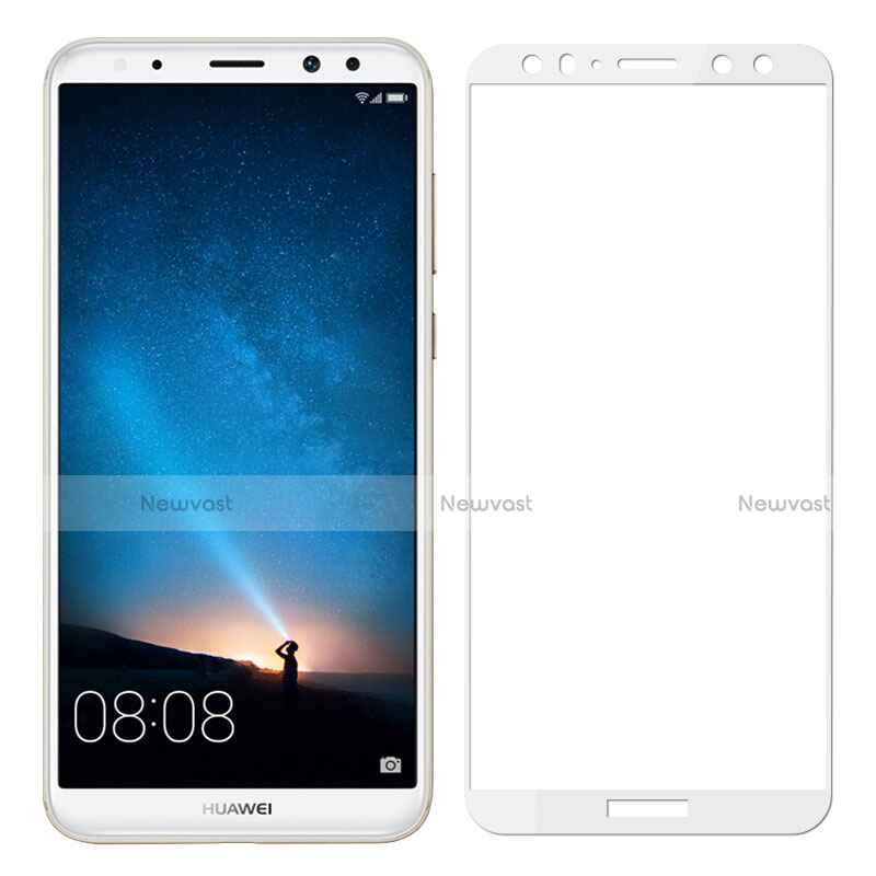 Ultra Clear Full Screen Protector Tempered Glass F03 for Huawei Mate 10 Lite White