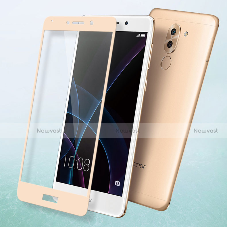 Ultra Clear Full Screen Protector Tempered Glass F03 for Huawei Mate 9 Lite Gold