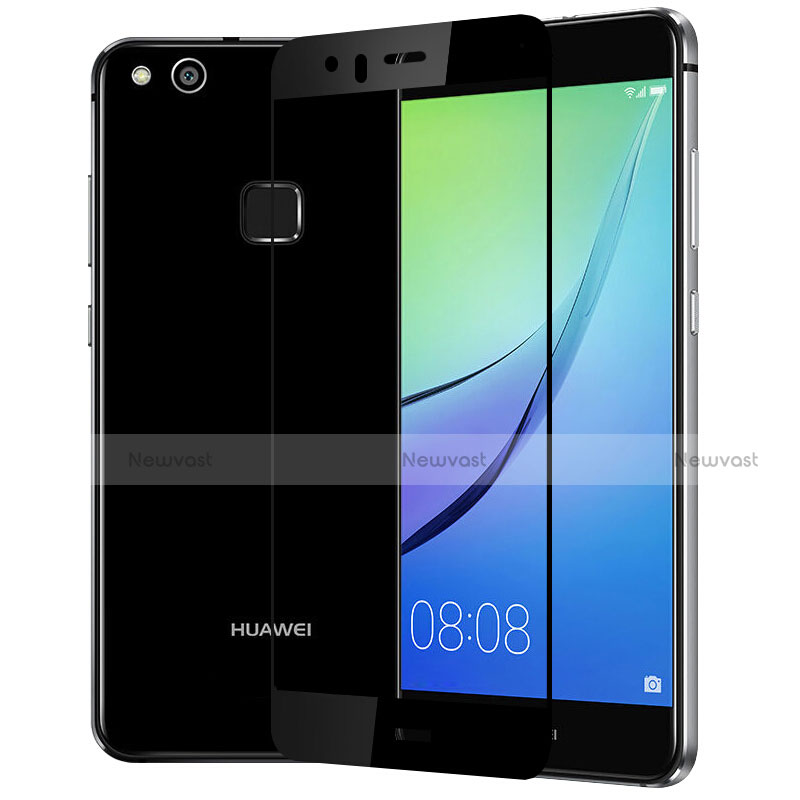 Ultra Clear Full Screen Protector Tempered Glass F03 for Huawei P10 Lite Black